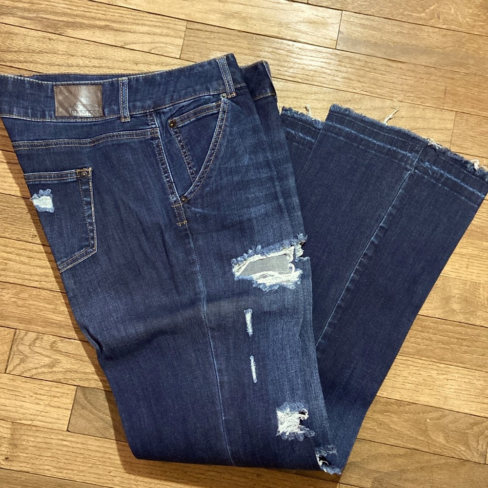 Maurices distressed low rise jeans